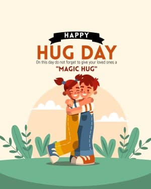Hug Day flyer