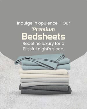 Bed Sheets marketing post