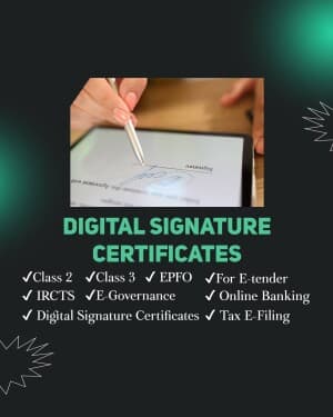 Digital Signature business post