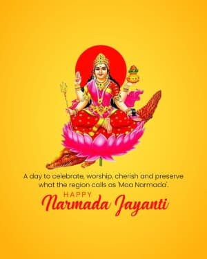 Narmada Jayanti flyer