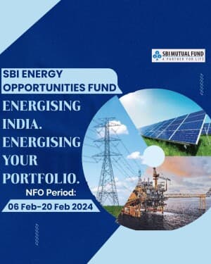 SBI Mutual Fund flyer
