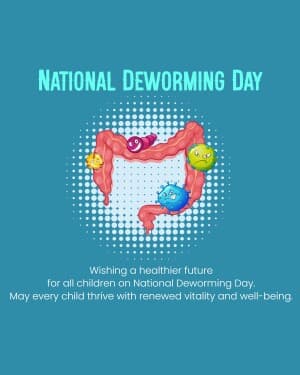 National Deworming Day poster