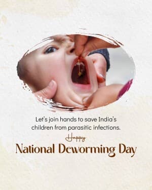 National Deworming Day flyer