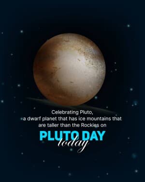 Pluto Day graphic