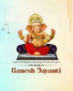 Ganesh Jayanti illustration