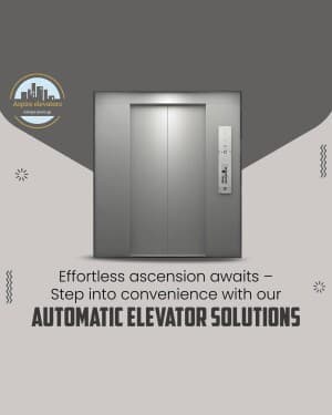 Elevator promotional template