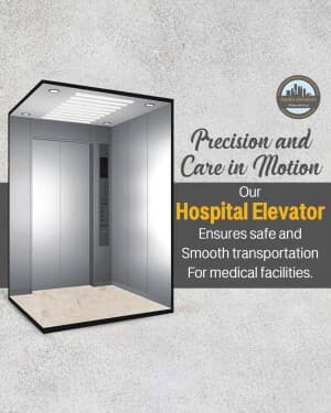 Elevator promotional post