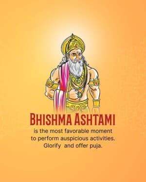 Bhishma Ashtami event poster