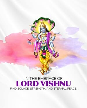 God Vishnu creative image