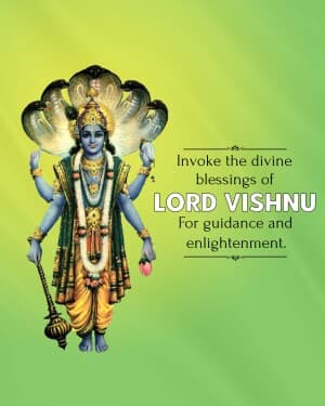 God Vishnu Instagram Post