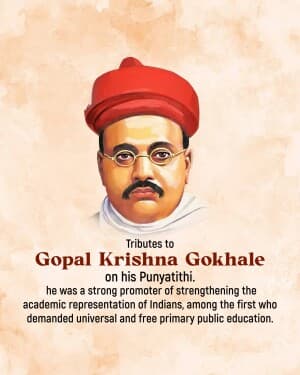 Gopal Krishna Gokhale Punyatithi video