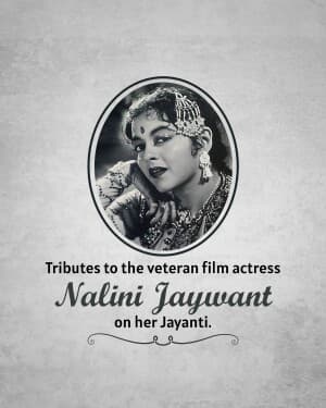 Nalini Jaywant jayanti graphic