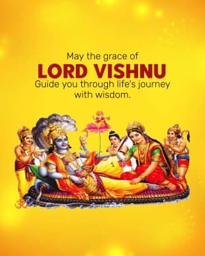 God Vishnu banner