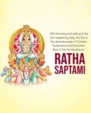 Ratha Saptami event poster