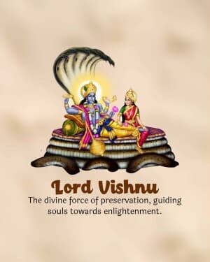 God Vishnu poster