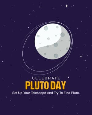 Pluto Day flyer