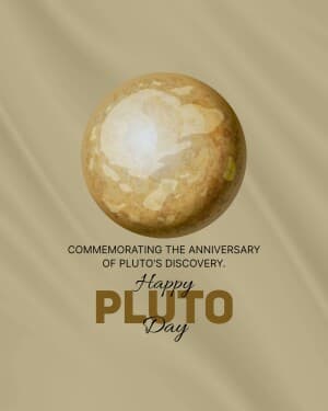 Pluto Day banner