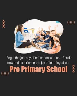 Pre Primary School marketing post