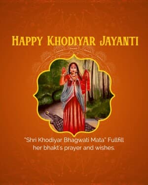 Khodiyar Jayanti poster