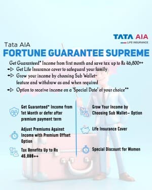 Tata Aia Life Insurance promotional images