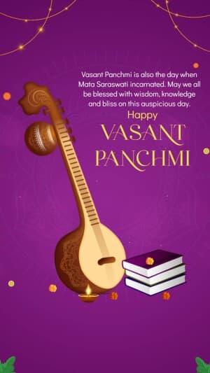 Vasant Panchami insta story video