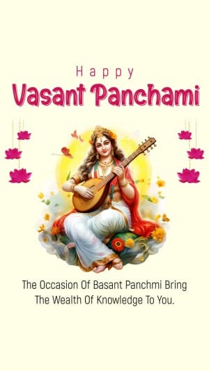 Vasant Panchami insta story banner