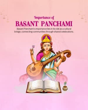 Importance of Vasant Panchami poster