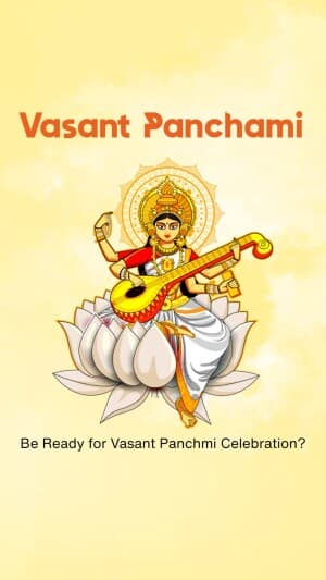 Vasant Panchami insta story image