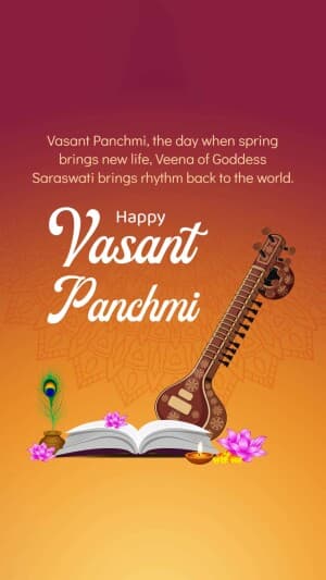 Vasant Panchami insta story post