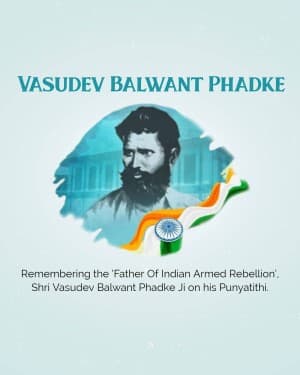 Vasudev Balwant Phadke Punyatithi banner