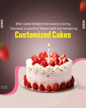 Bakery and Cake promotional template