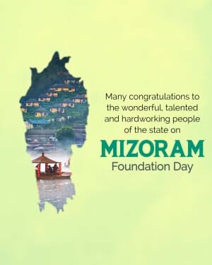 Mizoram Foundation Day video