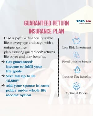 Tata Aia Life Insurance business image