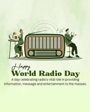 World Radio Day poster