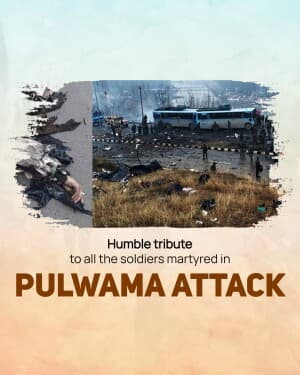 Pulwama Attack flyer