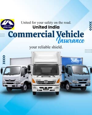 Vehicle Insurance promotional template