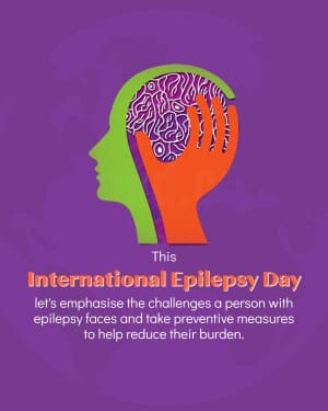 International Epilepsy Day event poster