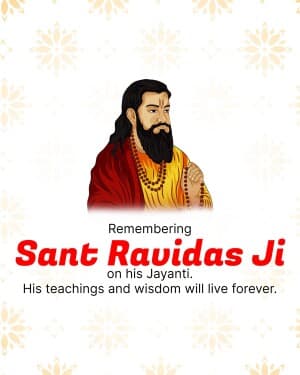 Guru Ravidas Jayanti illustration