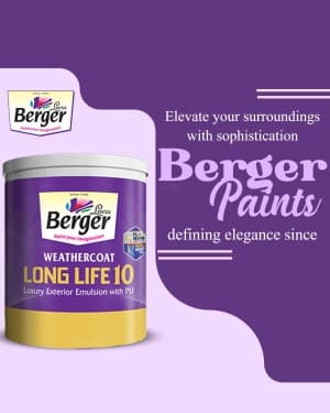 Berger Paints template