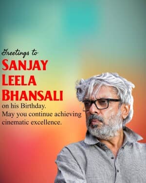 Sanjay Leela Bhansali Birthday video