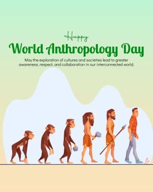 World Anthropology Day poster