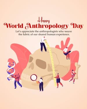 World Anthropology Day event poster