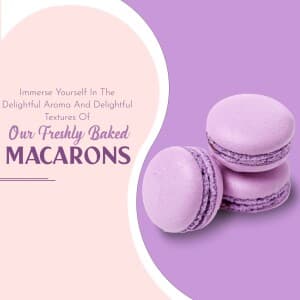 Macaron marketing post