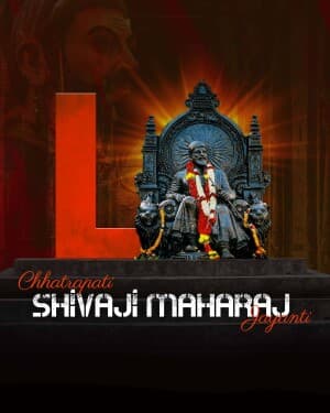 Basic Alphabet - Chhatrapati Shivaji Maharaj Jayanti creative image