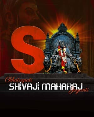 Basic Alphabet - Chhatrapati Shivaji Maharaj Jayanti graphic