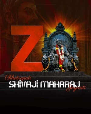 Basic Alphabet - Chhatrapati Shivaji Maharaj Jayanti post