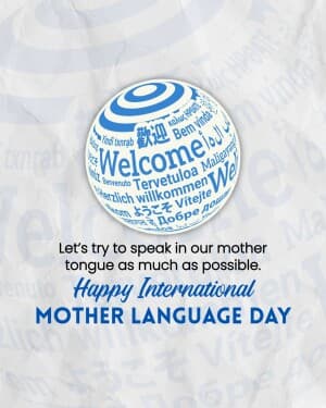 International Mother Language Day banner