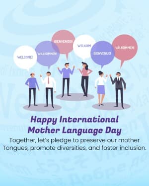 International Mother Language Day post