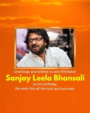 Sanjay Leela Bhansali Birthday post