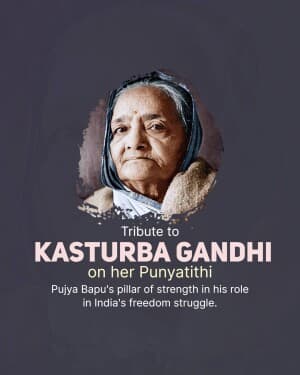 Kasturba Gandhi Punyatithi video